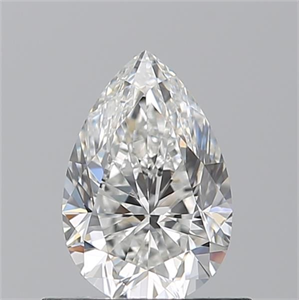 Picture of Natural Diamond 0.71 Carats, Pear with  Cut, G Color, VS2 Clarity and Certified by GIA