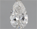 Natural Diamond 0.40 Carats, Pear with  Cut, E Color, VS2 Clarity and Certified by GIA