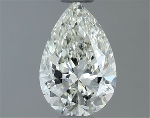 Picture of Natural Diamond 0.70 Carats, Pear with  Cut, I Color, SI1 Clarity and Certified by IGI