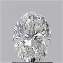 Diamante Natural 0.91 quilates, Ovalado , Color H, claridad SI1 y certificado GIA