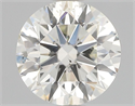 Natural Diamond 0.80 Carats, Round with Very Good Cut, J Color, SI1 Clarity and Certified by GIA