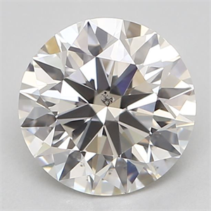 Picture of Natural Diamond 0.81 Carats, Round with Excellent Cut, I Color, SI2 Clarity and Certified by GIA