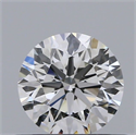 Diamante Natural 0.50 quilates, Redondo , Color H, claridad VS2 y certificado GIA