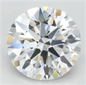 Lab Grown Diamond 3.37 Carats, Round with Excellent Cut, D Color, VVS1 Clarity and Certified by GIA