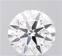 Lab Grown Diamond 1.50 Carats, Round with Ideal Cut, D Color, VS1 Clarity and Certified by IGI