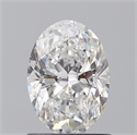 Natural Diamond 1.01 Carats, Oval with  Cut, F Color, SI2 Clarity and Certified by GIA