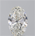Diamante Natural 2.20 quilates, Ovalado , Color H, claridad IF y certificado GIA