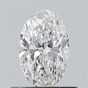 Picture of Natural Diamond 0.51 Carats, Oval with  Cut, E Color, VS2 Clarity and Certified by GIA