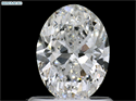 Natural Diamond 1.00 Carats, Oval with  Cut, E Color, VS2 Clarity and Certified by GIA