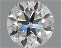 Diamante Natural 0.90 quilates, Redondo , Color I, claridad VVS1 y certificado GIA
