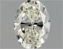 Diamante Natural 0.70 quilates, Ovalado , Color J, claridad VVS2 y certificado GIA