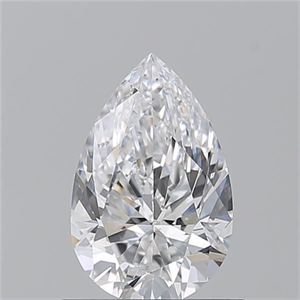 Picture of Natural Diamond 0.87 Carats, Pear with  Cut, D Color, SI1 Clarity and Certified by GIA