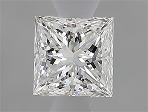 Foto Diamante Natural 0.50 quilates, Princesa , Color F, claridad VVS1 y certificado IGI de