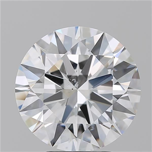 Foto Diamante Natural 4.01 quilates, Redondo , Color E, claridad SI2 y certificado GIA de