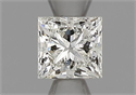 Natural Diamond 0.33 Carats, Princess with  Cut, L Color, VS2 Clarity and Certified by GIA