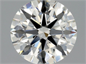 Diamante Natural 1.52 quilates, Redondo , Color J, claridad VVS1 y certificado GIA