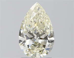 Picture of Natural Diamond 1.50 Carats, Pear with  Cut, M Color, SI1 Clarity and Certified by GIA