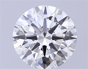 Picture of Lab Grown Diamond 6.02 Carats, Round with Ideal Cut, F Color, VVS2 Clarity and Certified by IGI