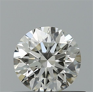 Picture of Natural Diamond 0.40 Carats, Round with Excellent Cut, H Color, VVS2 Clarity and Certified by IGI