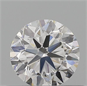 Diamante Natural 0.50 quilates, Redondo , Color D, claridad IF y certificado GIA