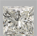 Natural Diamond 2.60 Carats, Princess with  Cut, I Color, SI2 Clarity and Certified by IGI