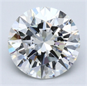 Diamante Natural 3.39 quilates, Redondo , Color G, claridad VVS2 y certificado GIA