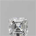 Diamante Natural 0.71 quilates, Asscher , Color F, claridad VVS1 y certificado GIA
