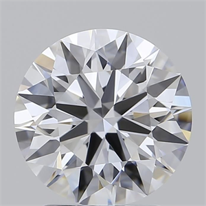 Picture of Lab Grown Diamond 1.94 Carats, Round with Ideal Cut, E Color, IF Clarity and Certified by IGI