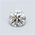 Diamante Natural 0.55 quilates, Redondo , Color J, claridad VS2 y certificado GIA