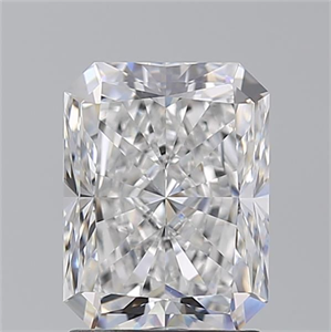 Picture of Natural Diamond 2.04 Carats, Radiant with  Cut, D Color, VS1 Clarity and Certified by GIA