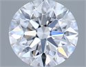 Del inventario de diamantes de laboratorio, 1.20 quilates, Redondo , Color D, claridad VVS2 y certificado IGI