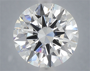 Picture of Lab Grown Diamond 5.02 Carats, Round with Excellent Cut, E Color, VVS2 Clarity and Certified by IGI
