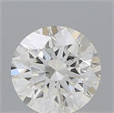 Natural Diamond 0.60 Carats, Round with Excellent Cut, F Color, SI1 Clarity and Certified by IGI