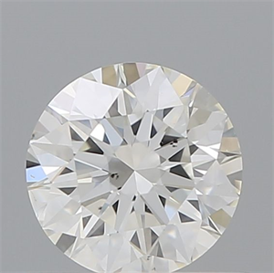Picture of Natural Diamond 0.60 Carats, Round with Excellent Cut, F Color, SI1 Clarity and Certified by IGI