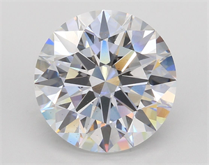 Picture of Lab Grown Diamond 6.01 Carats, Round with Ideal Cut, E Color, VS2 Clarity and Certified by IGI