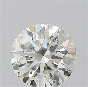 Picture of Natural Diamond 0.80 Carats, Round with Excellent Cut, K Color, SI2 Clarity and Certified by GIA