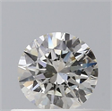 Natural Diamond 0.40 Carats, Round with Excellent Cut, J Color, SI1 Clarity and Certified by GIA