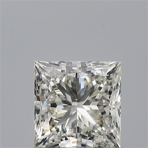Picture of Natural Diamond 0.63 Carats, Princess with  Cut, H Color, VVS2 Clarity and Certified by IGI