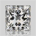 Natural Diamond 1.20 Carats, Princess with  Cut, H Color, VS1 Clarity and Certified by GIA