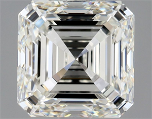 Foto Diamante Natural 2.01 quilates, Asscher , Color I, claridad VVS1 y certificado GIA de