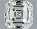 Natural Diamond 1.02 Carats, Asscher with  Cut, J Color, VVS2 Clarity and Certified by IGI