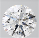 Lab Grown Diamond 7.03 Carats, Round with Ideal Cut, G Color, SI1 Clarity and Certified by IGI
