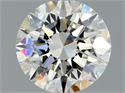 Natural Diamond 0.70 Carats, Round with Excellent Cut, H Color, VVS2 Clarity and Certified by GIA