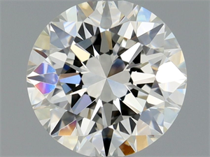 Picture of Natural Diamond 0.70 Carats, Round with Excellent Cut, H Color, VVS2 Clarity and Certified by GIA
