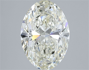 Foto Diamante Natural 3.01 quilates, Ovalado , Color J, claridad IF y certificado IGI de