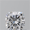 Natural Diamond 0.50 Carats, Cushion with  Cut, D Color, VVS1 Clarity and Certified by GIA