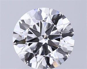 Picture of Lab Grown Diamond 4.50 Carats, Round with Excellent Cut, F Color, SI2 Clarity and Certified by IGI