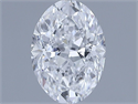 Diamante Natural 0.66 quilates, Ovalado , Color D, claridad SI1 y certificado GIA
