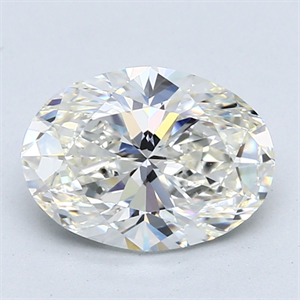 Picture of Natural Diamond 2.51 Carats, Oval with  Cut, H Color, IF Clarity and Certified by GIA