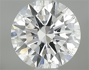 Foto Diamante Natural 0.70 quilates, Redondo , Color G, claridad I1 y certificado GIA de